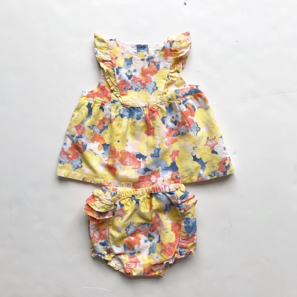 Janie & Jack XAerin Lauder resort floral set 18-24